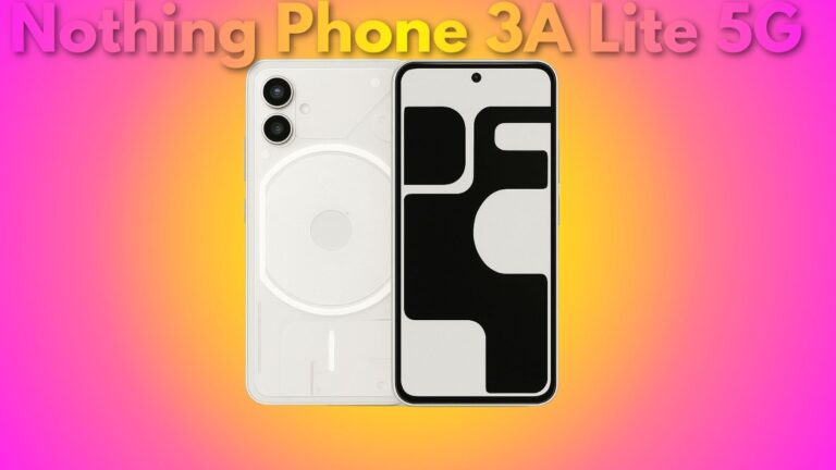 Nothing Phone 3A Lite 5G