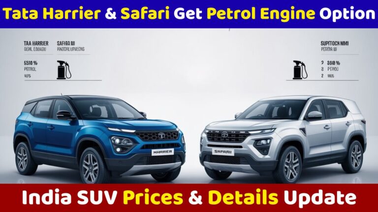 Tata Harrier And Safari Now Get A Petrol Engine Option