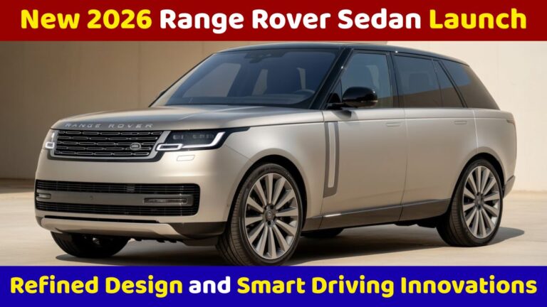 New 2026 Range Rover Sedan