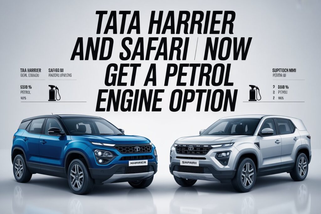 Tata Harrier And Safari Now Get A Petrol Engine Option