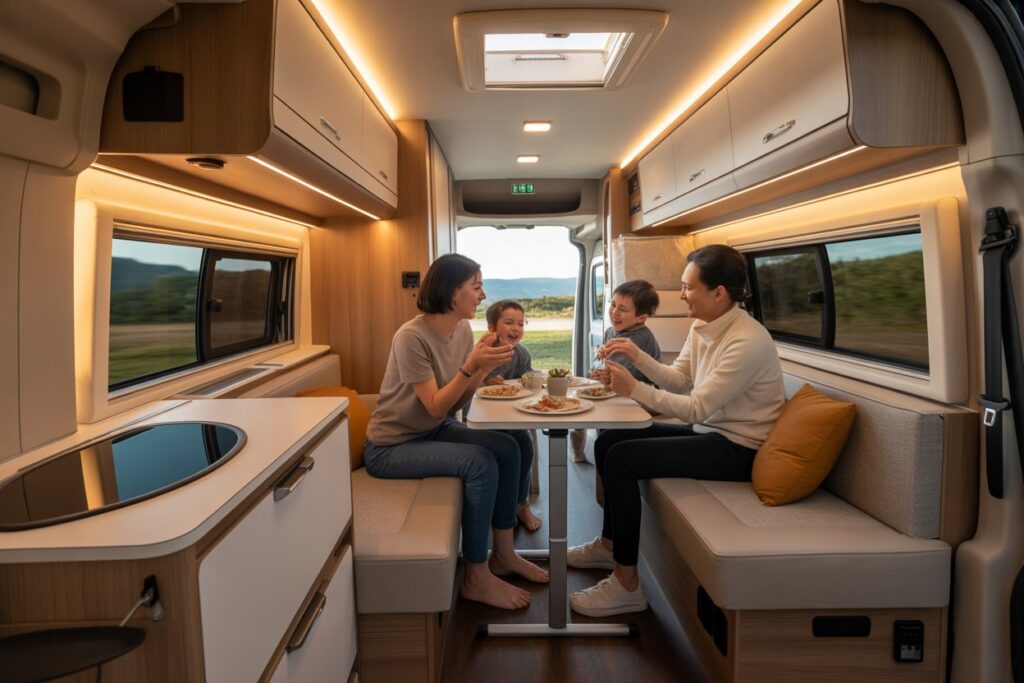 Kia Camper 2026 Revealed Smart Features Modern Interiors and Family Friendly Design travel vehicle trends 8 Kia Camper 2026 Revealed