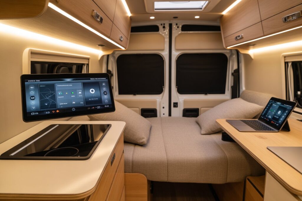 Kia Camper 2026 Revealed Smart Features Modern Interiors and Family Friendly Design travel vehicle trends 4 Kia Camper 2026 Revealed